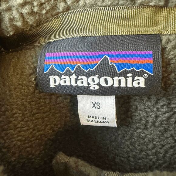 Patagonia Women's Fleece Button Down Retro File Shacket Pine Needle Green XS - Picture 3 of 10